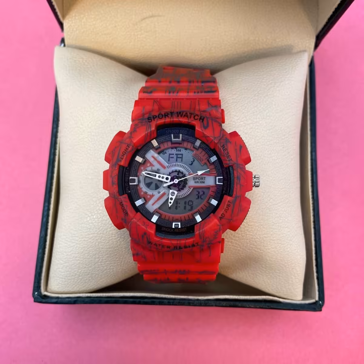 ساعت  جی شاک 2زمانه سایز اسپرت ضدآب  و  موتور ژاپن799تومان فروش به صورت تک و عمده 