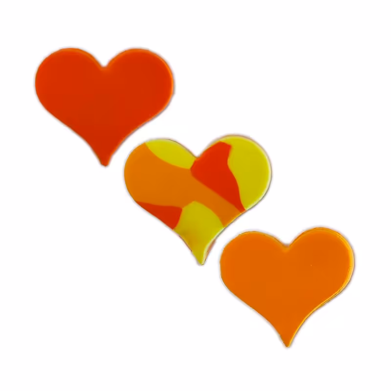 مگنت طرح قلب عاشقانه کد MK195 مجموعه 3 عددی