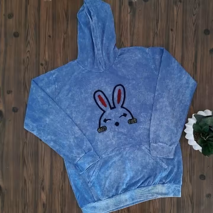 هودی زنانه سنگ شور پشت دورس