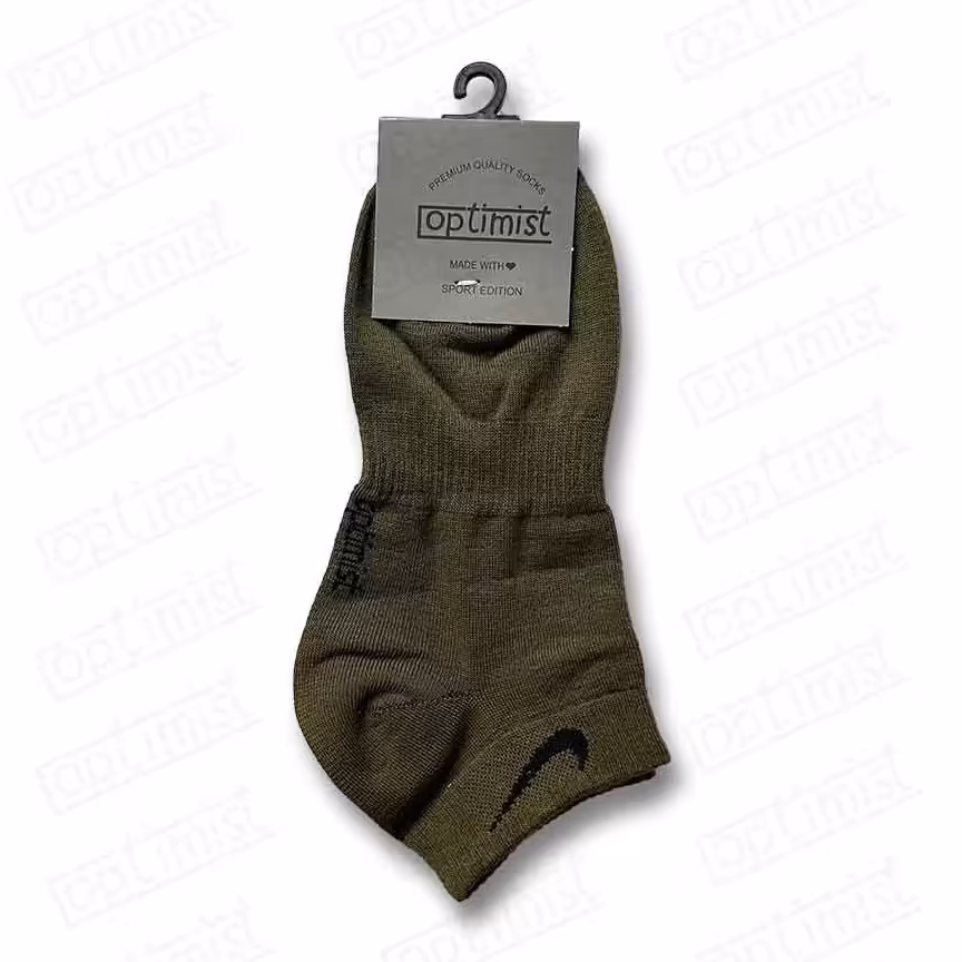 جوراب مچی طرح سبز ارتشی فری سایز نخ پنبه