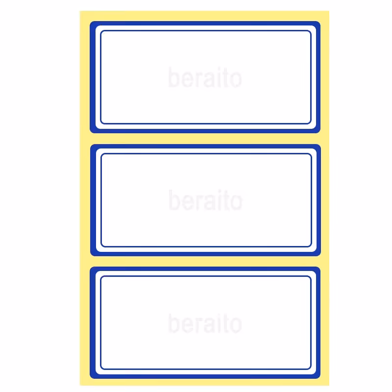 خرید برچسب دور آبی سایز 35 × 72 میلی متر بسته 100 برگی