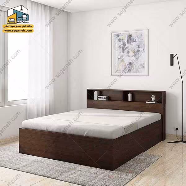 تخت خواب دونفره کد BDP52 - فروشگاه سه گامه