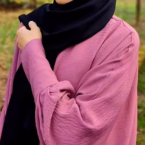 مانتو عبایی ابروبادی مدل سمیرا ماه شو مزون