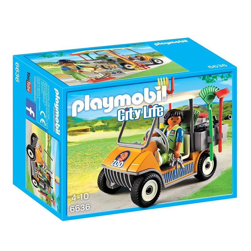 پلی موبيل مدل Zookeeper's Cart playmobil 6636