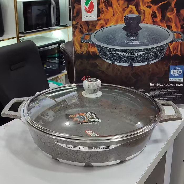 ماهیتابه گرانیت سایز 40 لایف اسمایل