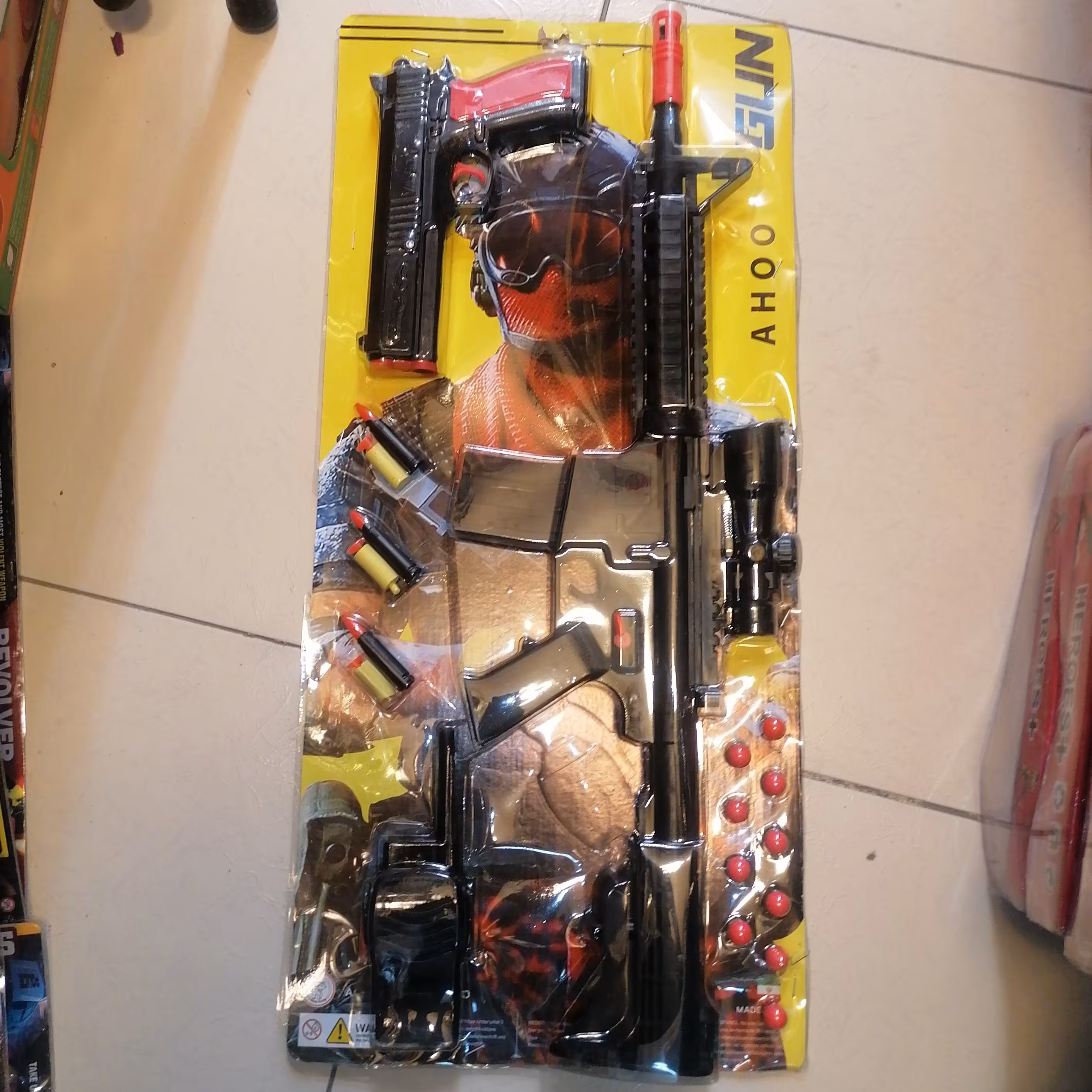 تفنگ ام16 با کلت ورقی 