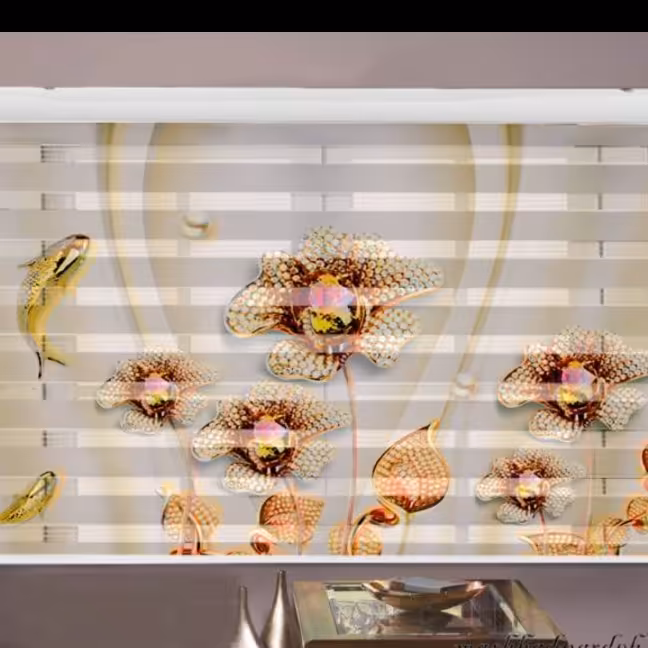 پرده زبرا تصویری 3 بعدی تنوع طرح جنس ترک ارسال با تیپاکس پس کرایه