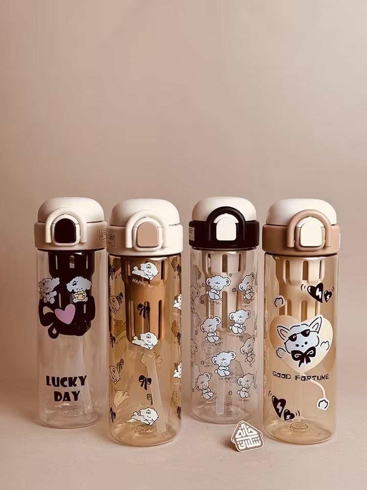 قمقمه نی دار خرسی قفلی کد002057