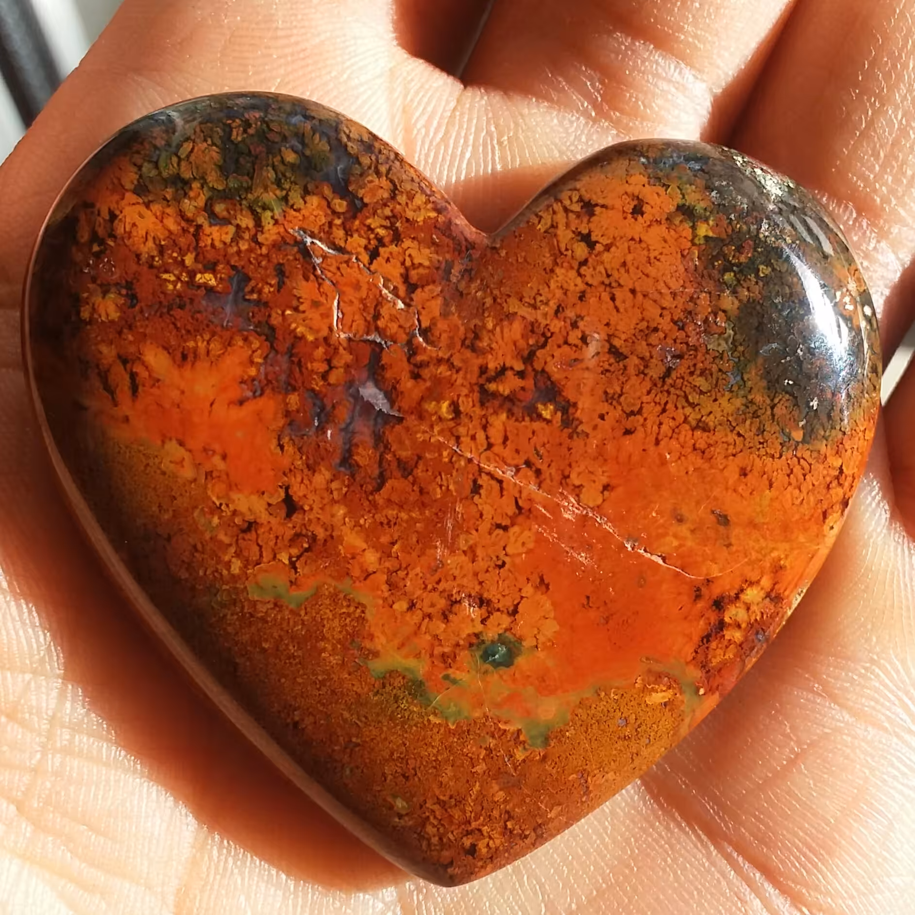 نگین شجر پاییزه کلکسیونی
شاهکار خلقت
خوش رنگ و بسیار زیبا 100 در 100 طبیعی شاااهکار خلقت سایز بسیار درشت مدالی سنگین 