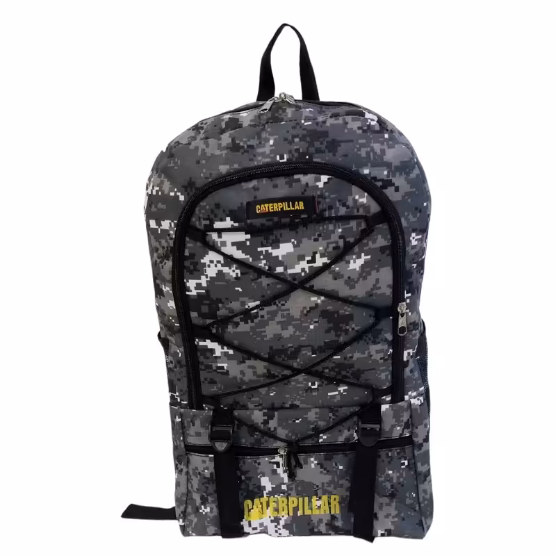 کوله پشتی مسافرتی CAT رنگ طوسی چرکی 