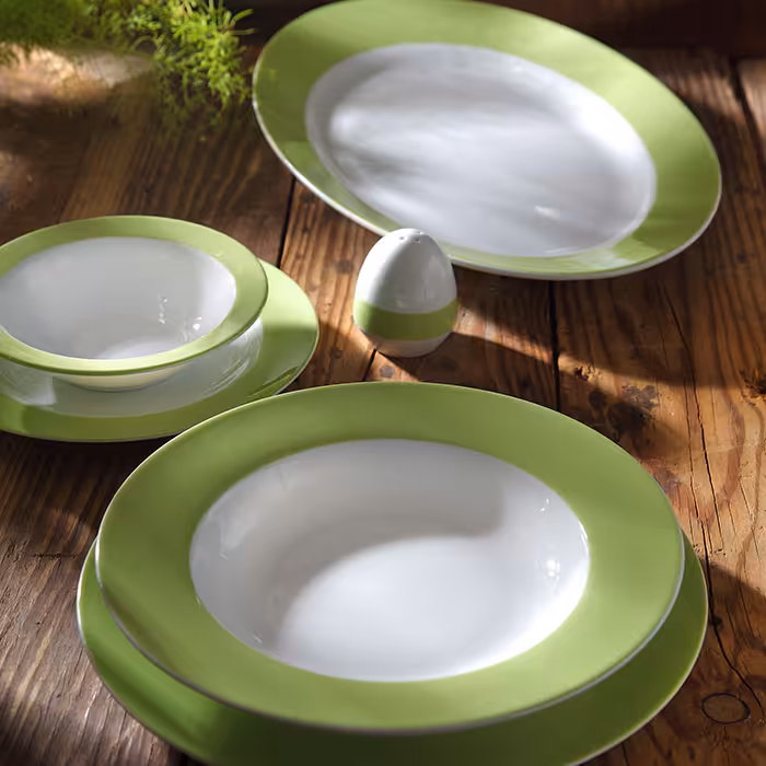 سرویس چینی زرین طرح پسته 28 پارچه