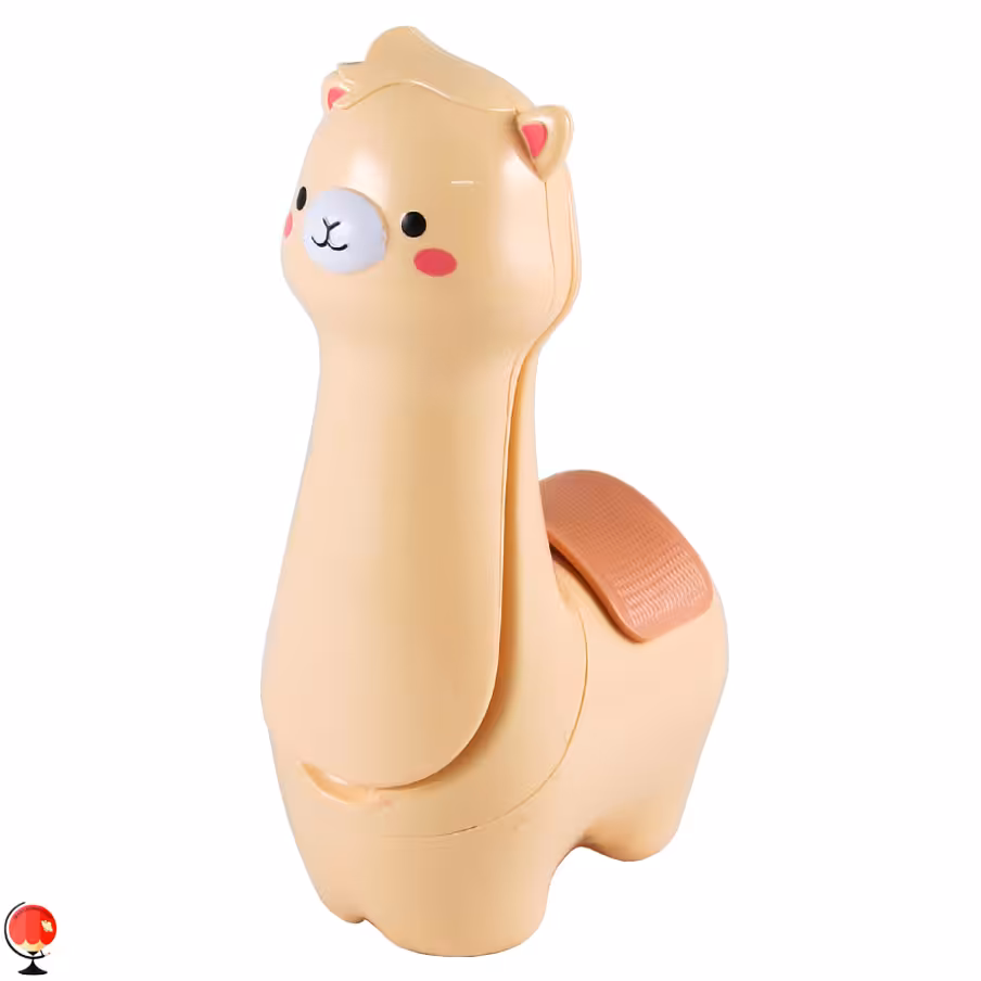 چراغ مطالعه فانتزی مدل لاما نارنجی