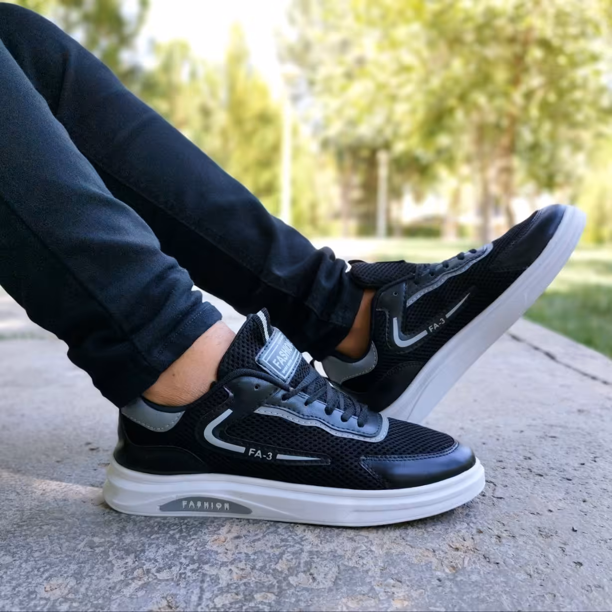 حراج کفش اسپرت مردانه زیره پیو نرم و راحت مدل fa3