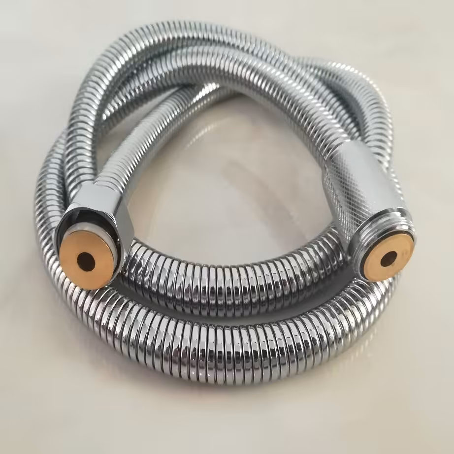 شلنگ توالت کروم براق درجه یک