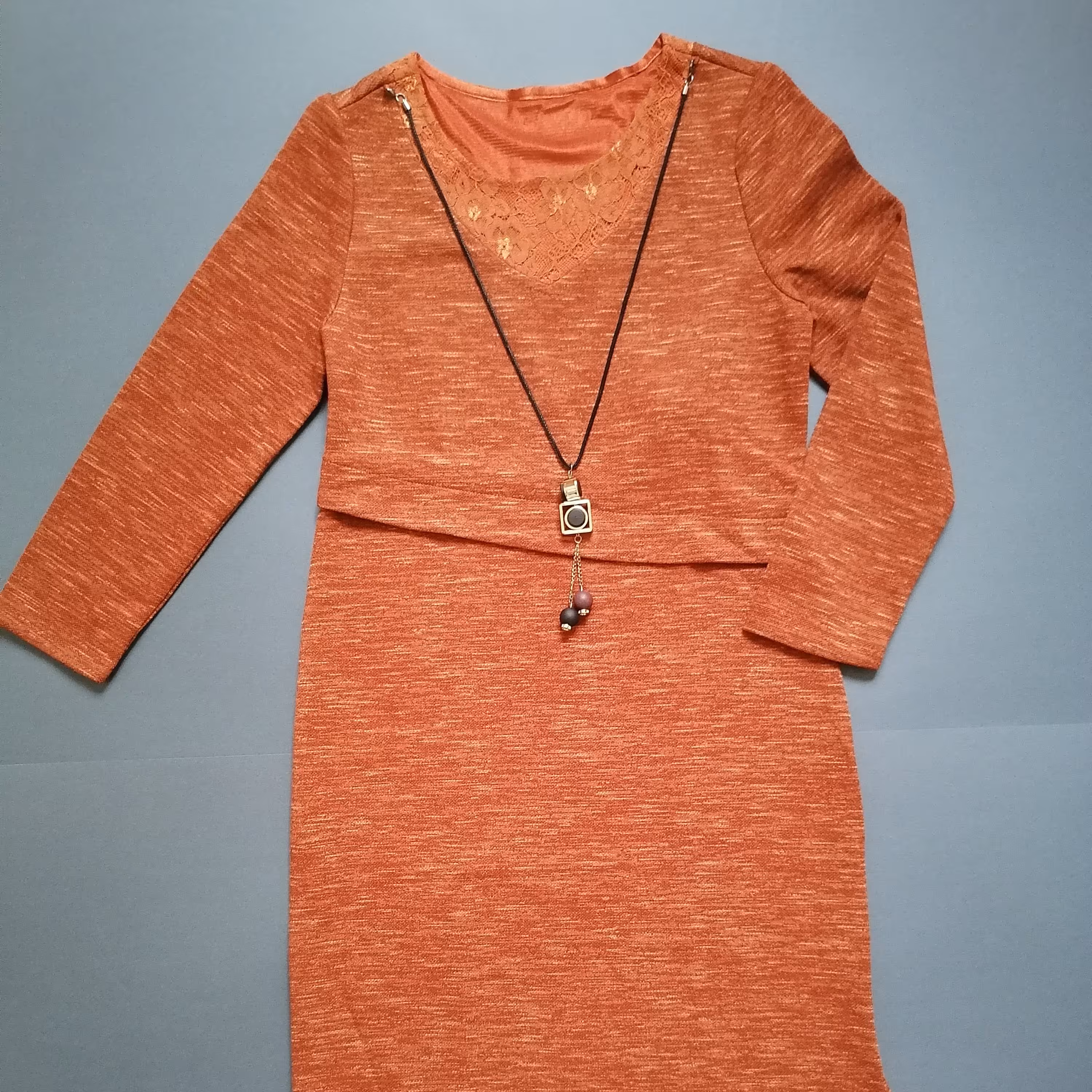 تونیک مانتویی حنایی