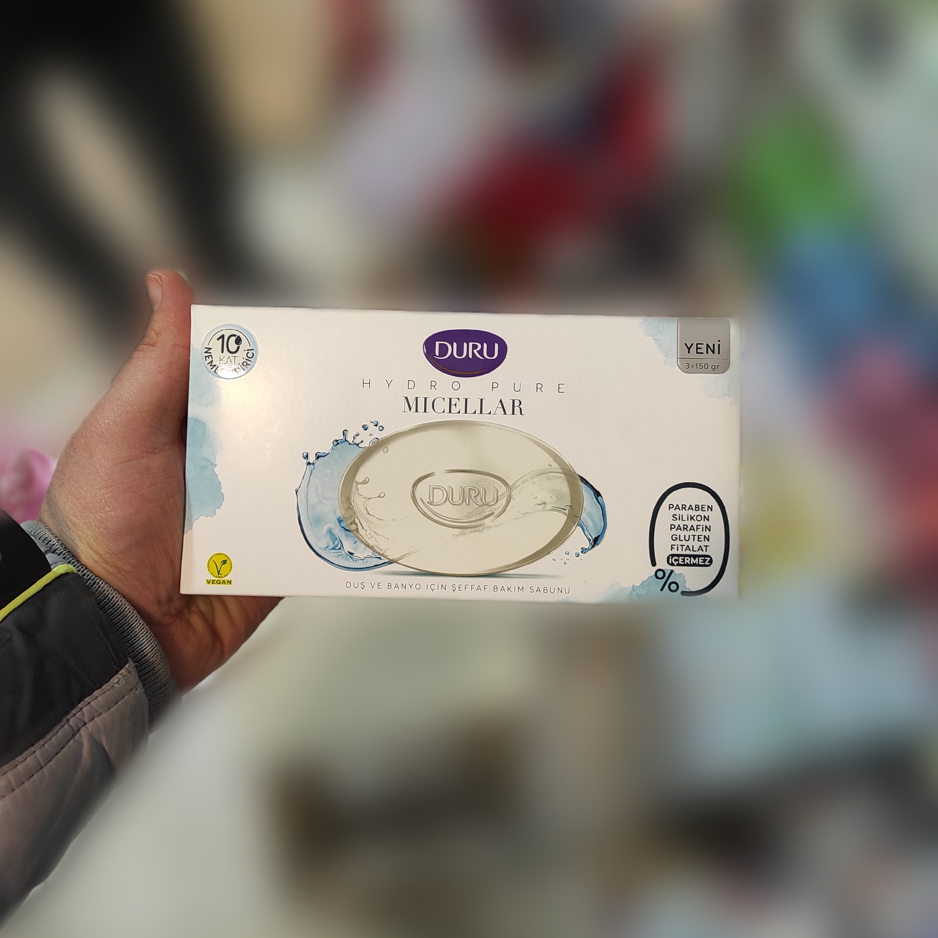 صابون حمام آبرسان دورو مدل Micellar بسته 3 عددی

