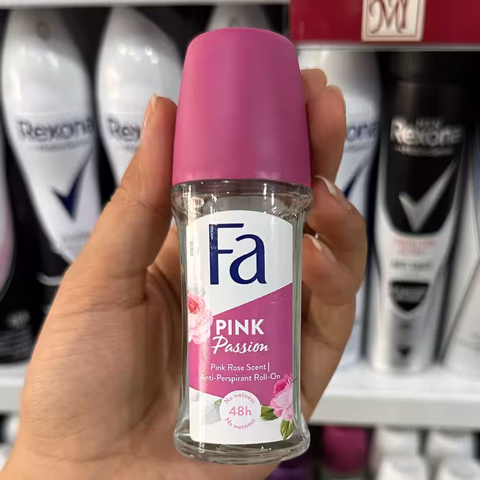 رول ضد تعریق زنانه فا مدل Pink Rose بدون آلومینیوم و نمک حجم 50 میلی لیتر