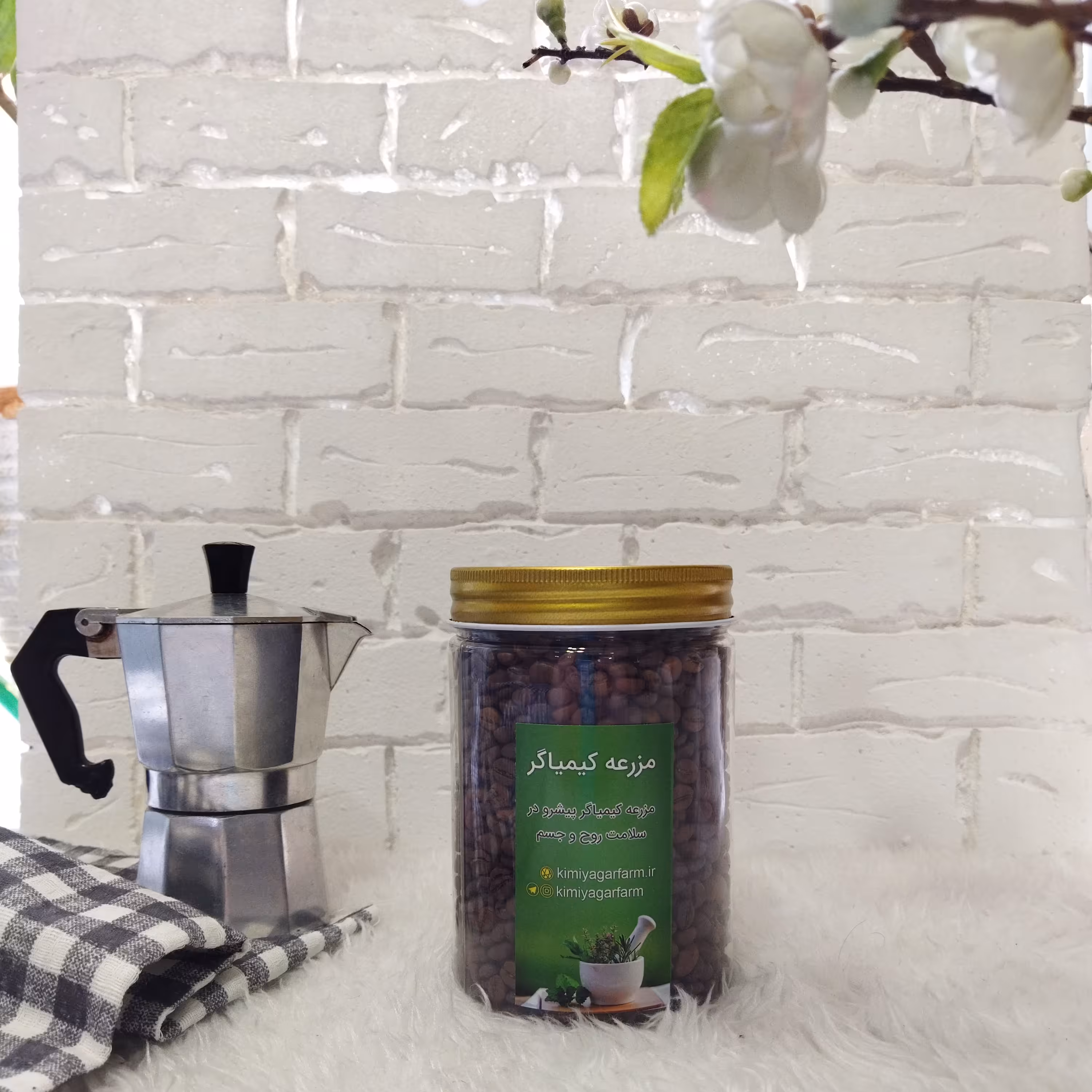 قهوه میکس 60در40درجه یک 200گرمی ظرف پلاستیکی 