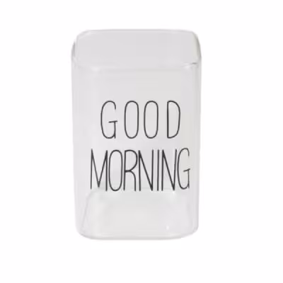 لیوان مربع good morning کوچک