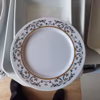 سرویس غذا خوری32 پارچه چینی ملامین نشکن درجه یک گلبهاره 