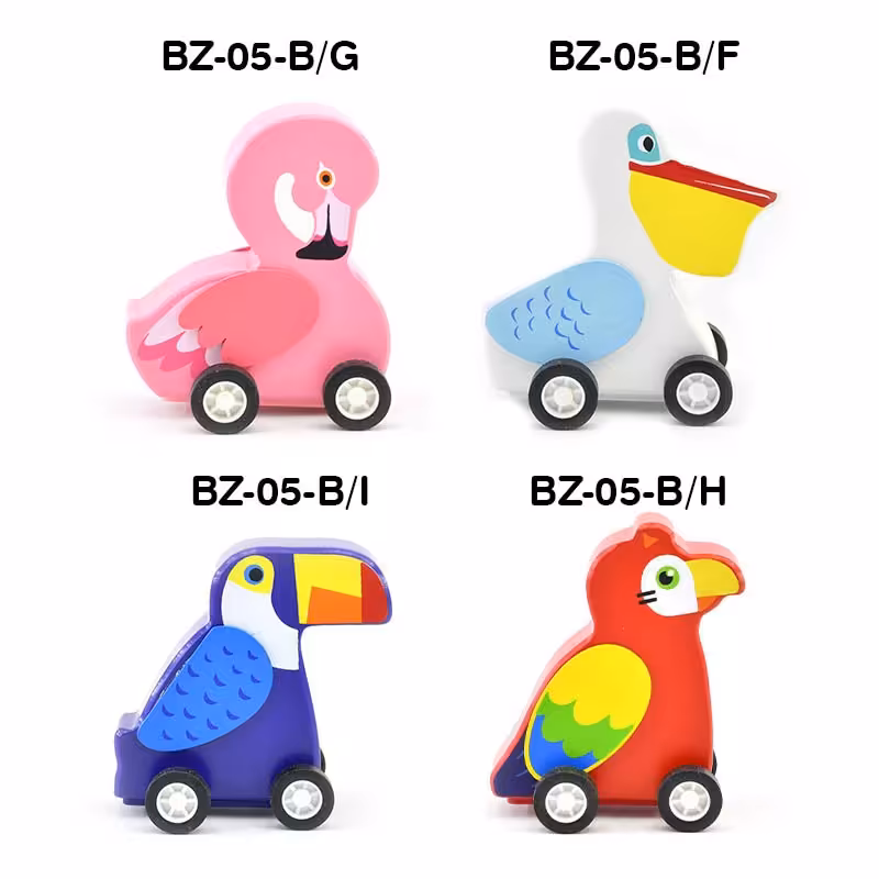 اسباب بازی پرنده چوبی کوکی پیکاردو کد BZ-05-B