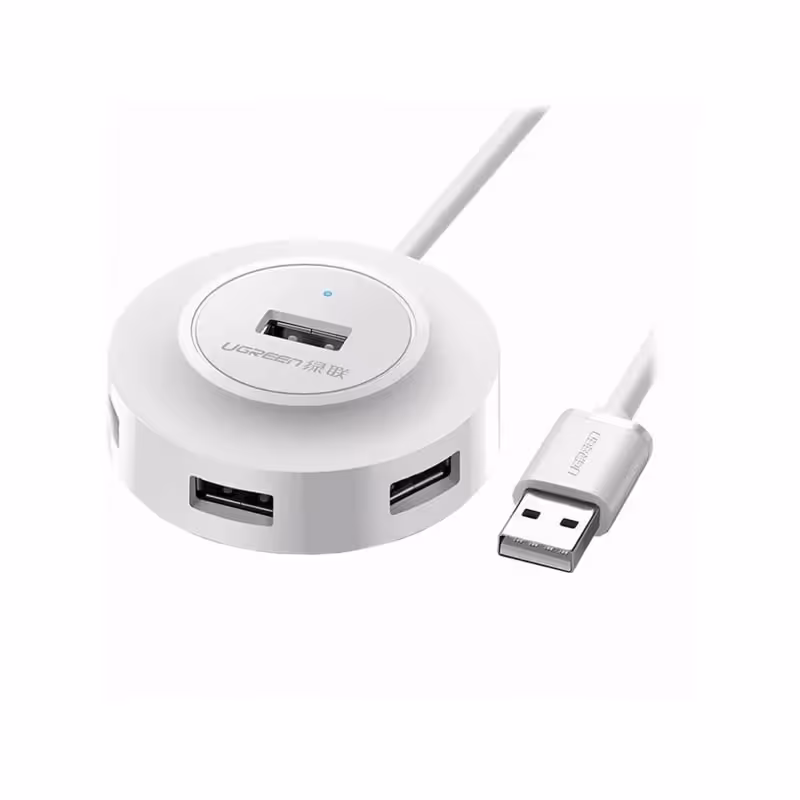 هاب 4 پورت USB2.0 یوگرین CR106 20270 طول کابل 1 متر
