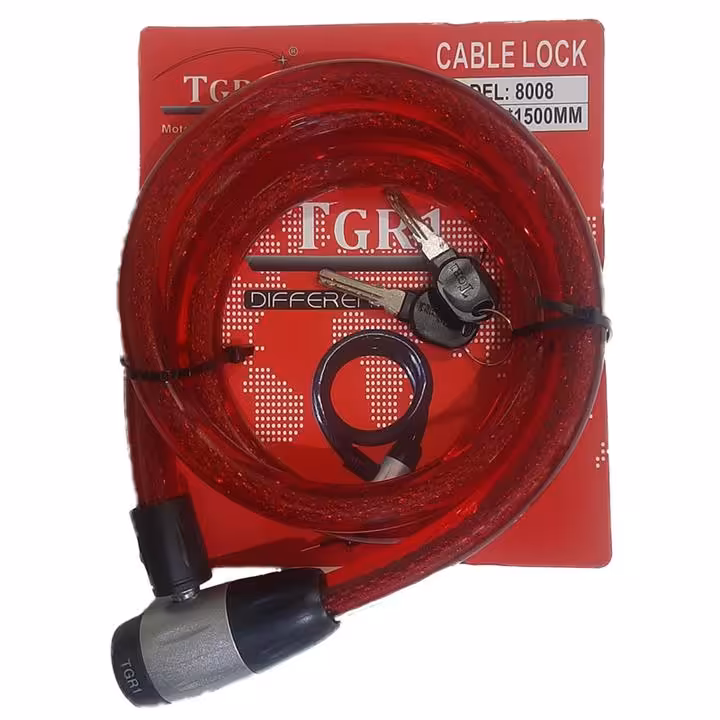 قفل سیم بکسلی موتور سیکلت 18میل تی جی آر