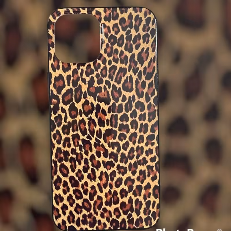 قاب گوشی پلنگی IPHONE 13 همراه پاپسوکت ست جنس ژله ای imd
