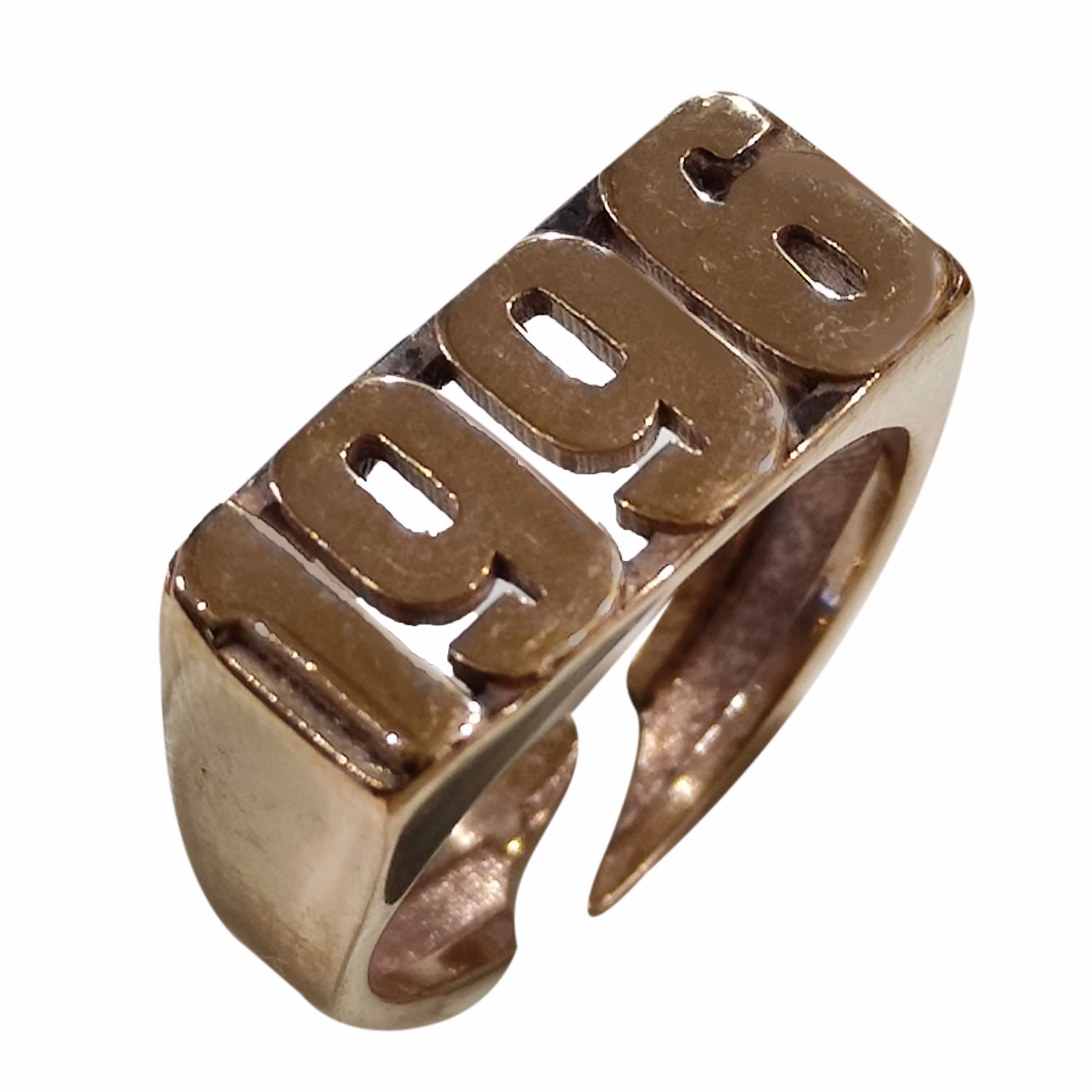 انگشتر طلاروس مدل متولد 1996  فری سایز