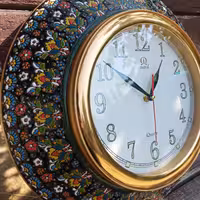 ساعت فوق العاده شیک و بزرگ میناکاری شده