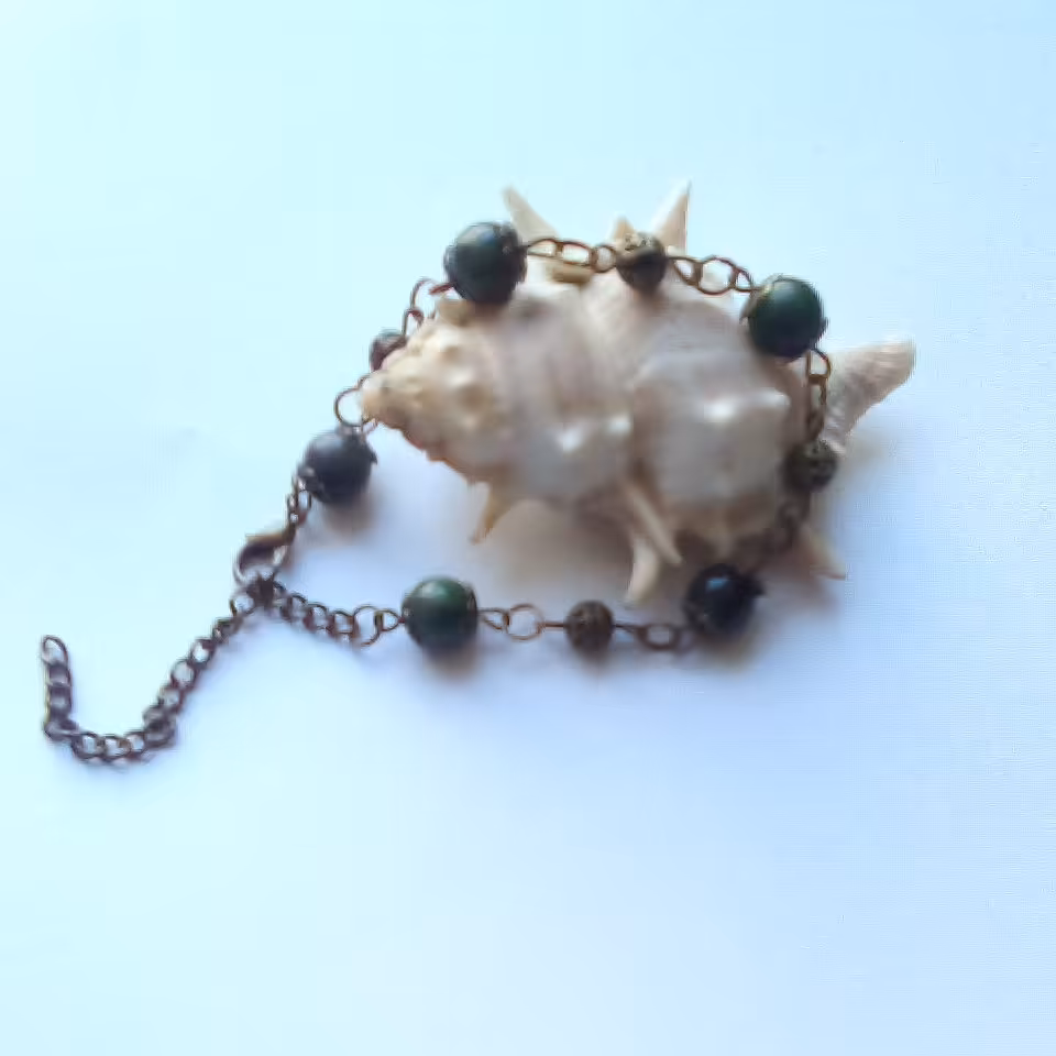 دستبند زنجیری سنگی 