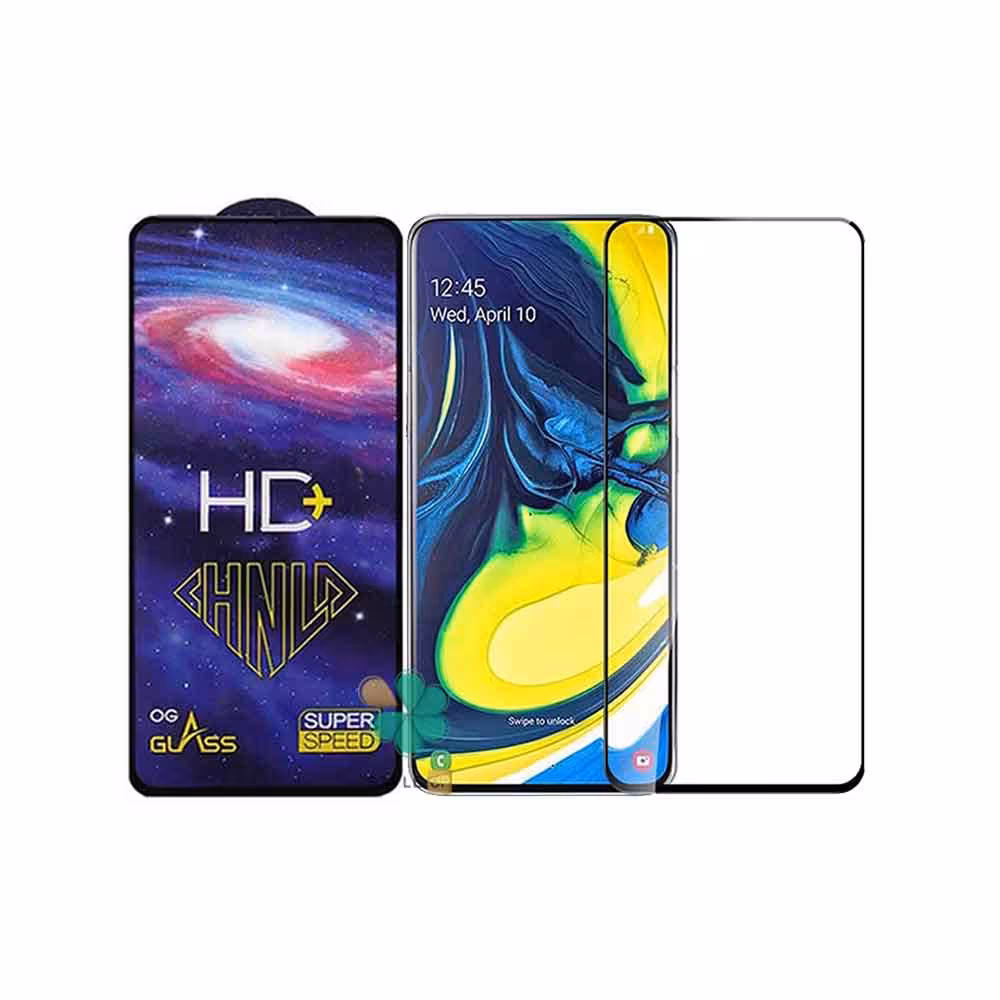 گلس فول گوشی سامسونگ Samsung Galaxy A80 / A90 مدل HD Plus