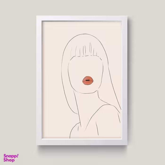 تابلو مدل مینیمال Girlish MARIYANA کد S3022-w