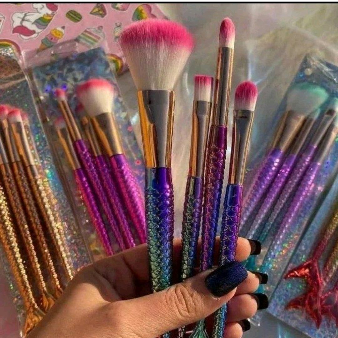 براش آرایش طرح ماهی 4 تیکه