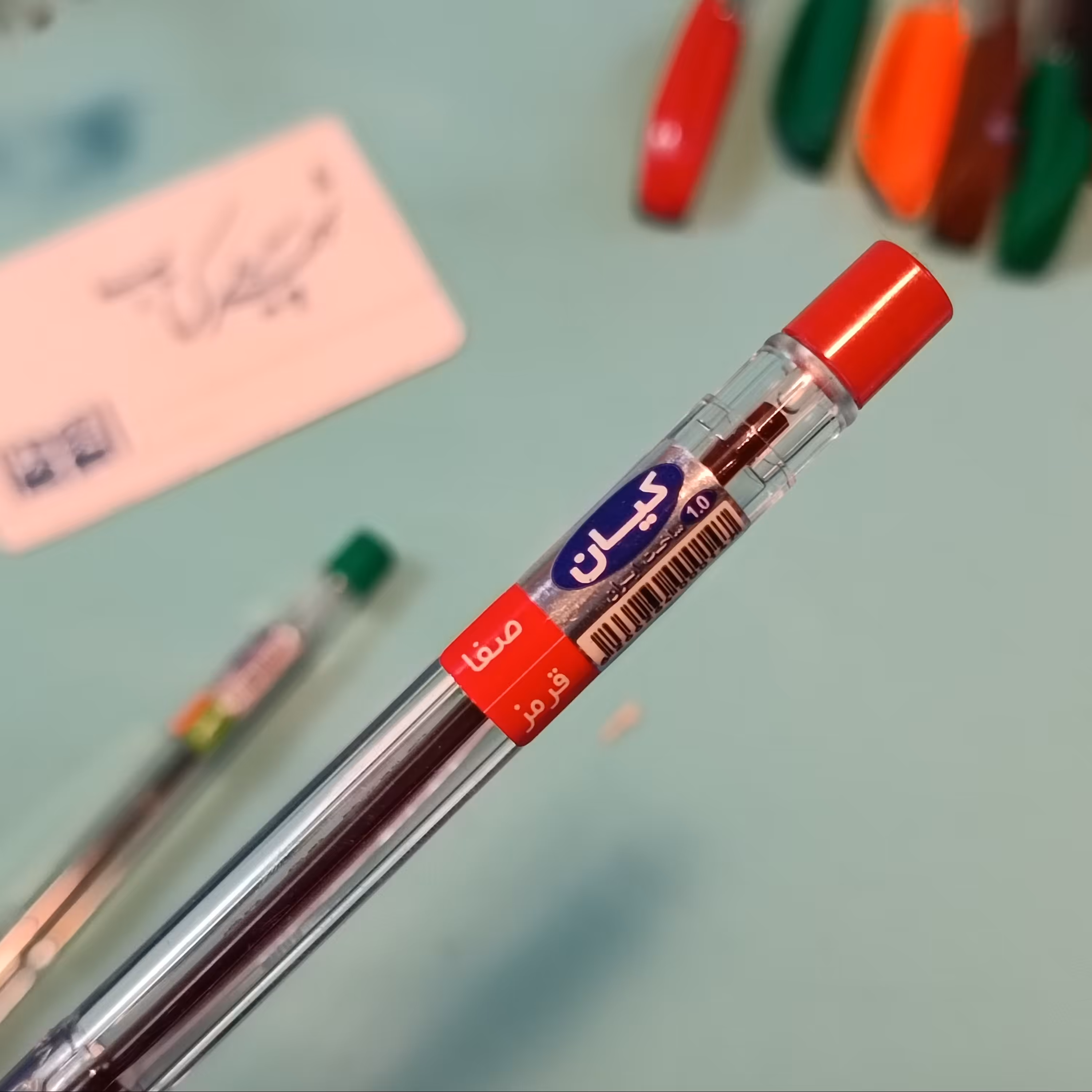 خودکار قرمز (کیان) ضخیم نویس (1 میلیمتر)