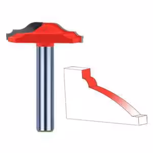 تیغ فرز پروفیل دامار  مدل DM775084CA                     سایز شفت 12