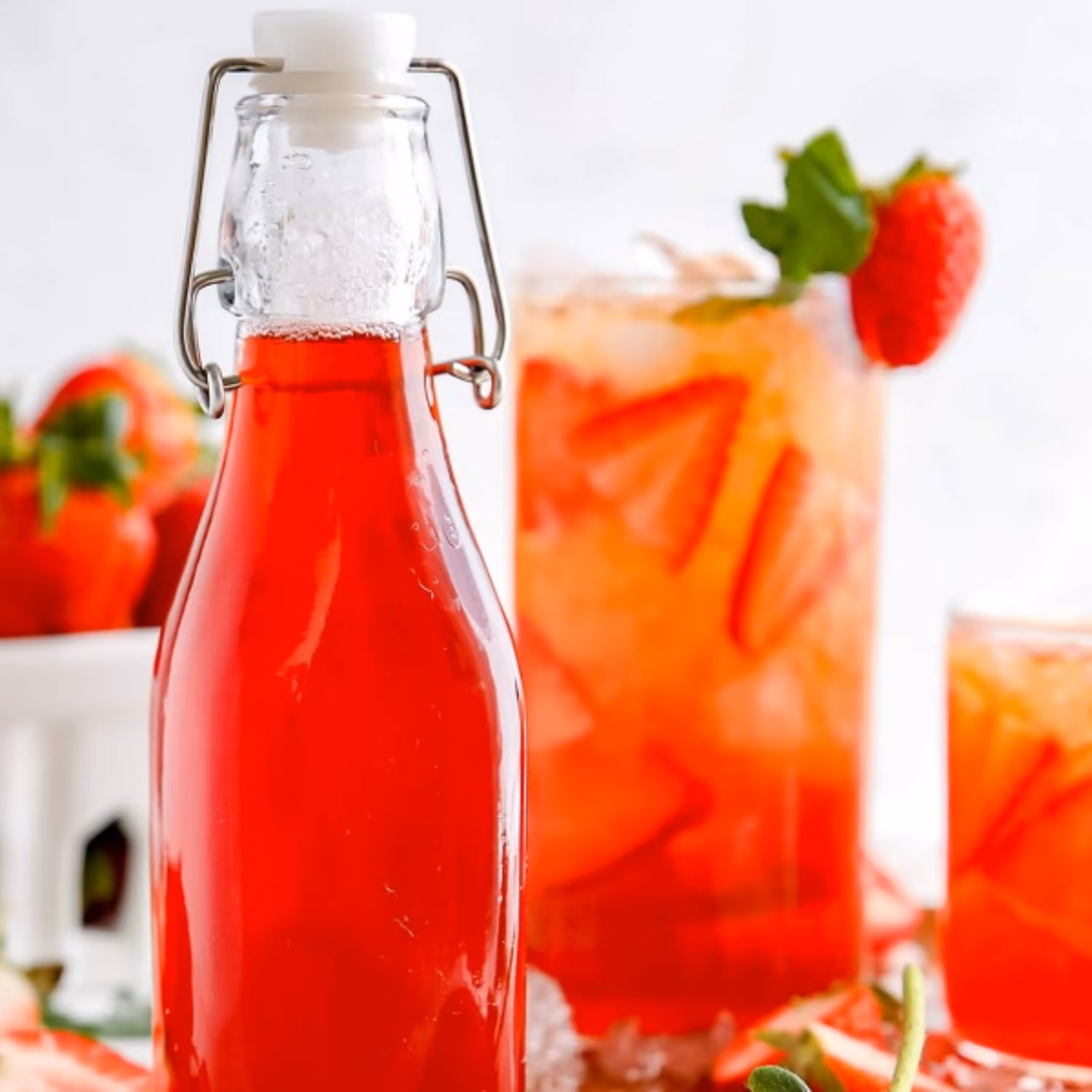 شربت توت فرنگی 1200 گرمی