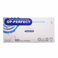 دستکش لاتکس OP-PERFECT سایز S بدون پودر 100 عددی