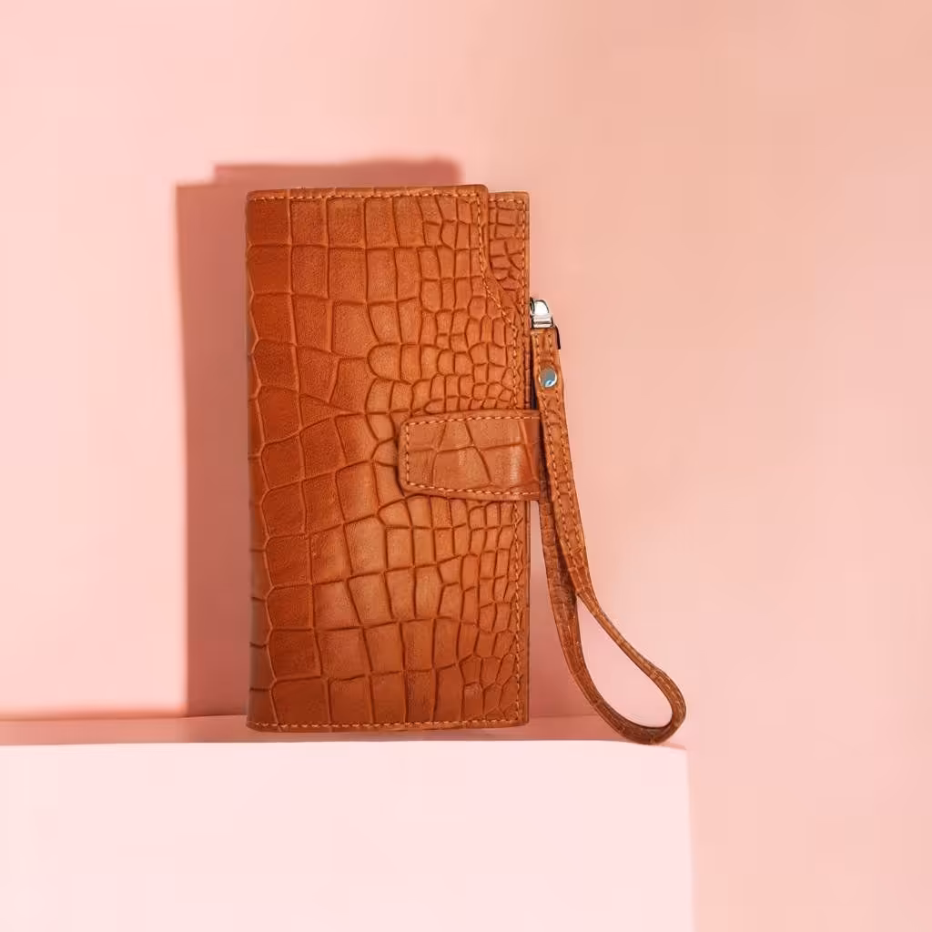 کیف پول و موبایل چرم طبیعی مردانه VL-9