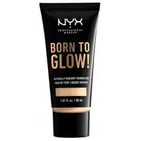 کرم پودر براق نیکس NYX مدل بورن تو گلو Born to Glow حجم 30 میل| نمای براق