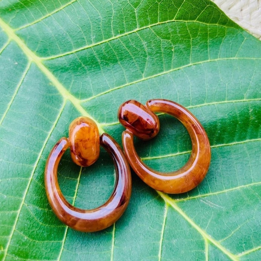 گوشواره رزینی