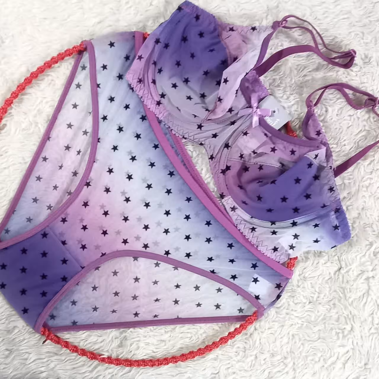 ست شورت و سوتین ستاره ای