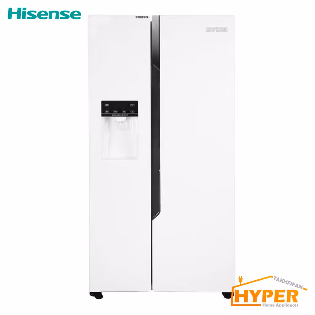 یخچال فریزر ساید بای ساید هایسنس RC-71WS4SA سفید