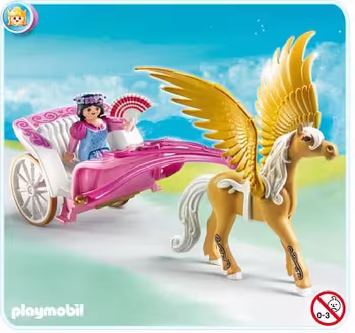 princess with pegasus كد5143