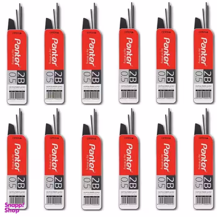 نوک مداد نوکی 0.5 میلی متری پنتر مدل پلیمری بسته 12 عددی