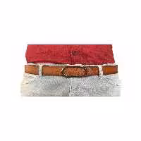 کمربند چند رنگ مردانه و زنانه چرم اصل جدید سگک نیکلی مشکی بیضی شکل قهوه ای بادوام 4 سانتی متری GoDeri