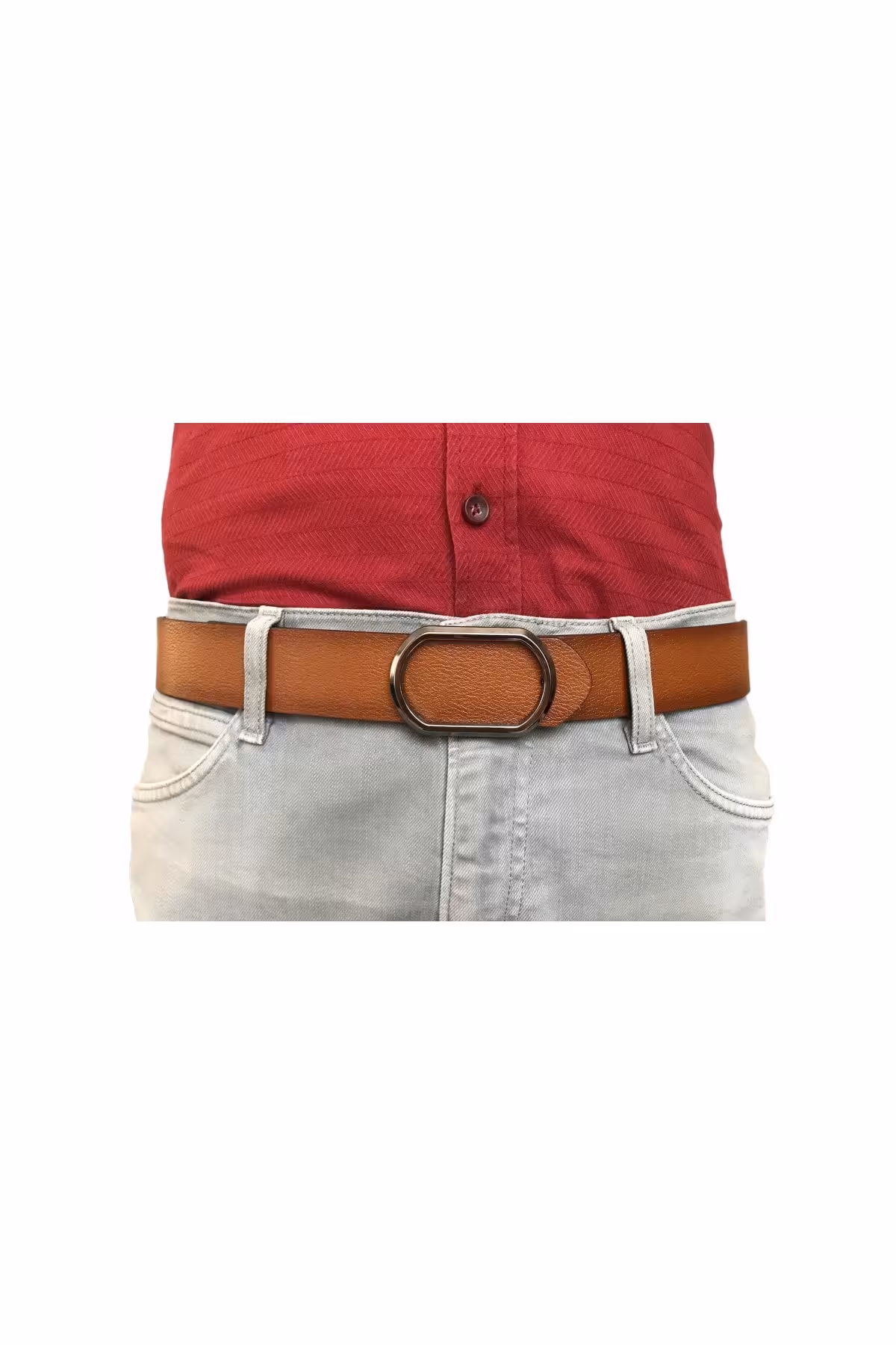 کمربند چند رنگ مردانه و زنانه چرم اصل جدید سگک نیکلی مشکی بیضی شکل قهوه ای بادوام 4 سانتی متری GoDeri