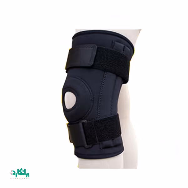 زانوبند نئوپرن چهار فنره کد 41100 طب و صنعت