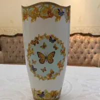 گلدان مدل پروانه در دو رنگ آبی و صورتی (پس کرایه)