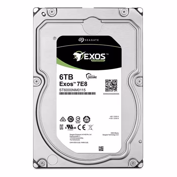 هارددیسک اینترنال سیگیت مدل Exos ST6000NM0115 ظرفیت 6 ترابایت